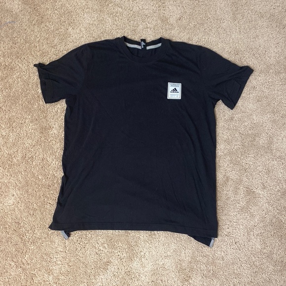 Adidas Shirt Black Mens Extra Large XL - Picture 1 of 5